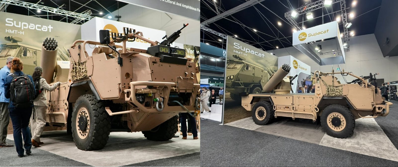 Supacat Unveils HMT 400-Based Mobile Air-Defence System With Moog FMP Turret