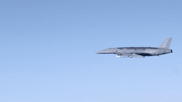 U.S. Air Force Fires First Live AIM-120 Missile from YFQ-44A Collaborative Combat Aircraft