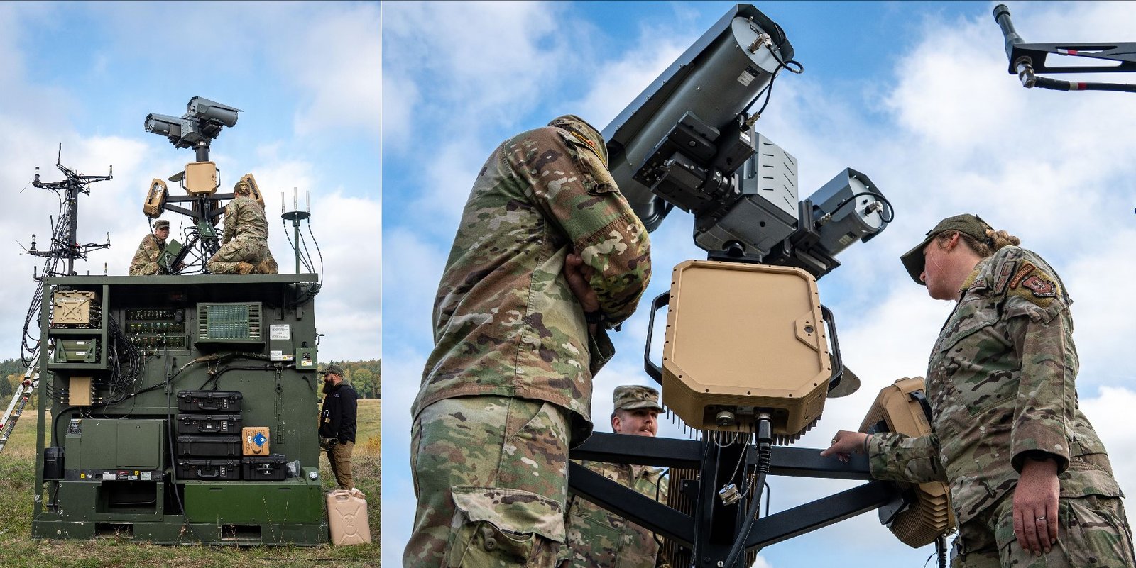 U.S. Army and Air Force Conduct Joint Counter-Drone Training in Germany with Rapidly Deployable SUADS