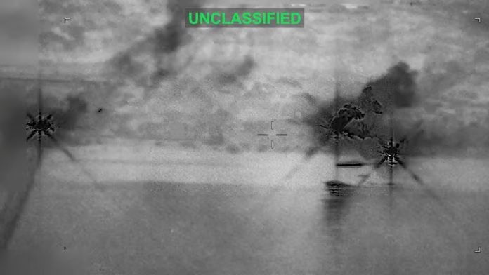 U.S. Launches New Round of Strikes on Iran, Hits More Than 80 Military Targets After Strait of Hormuz Ship Attacks