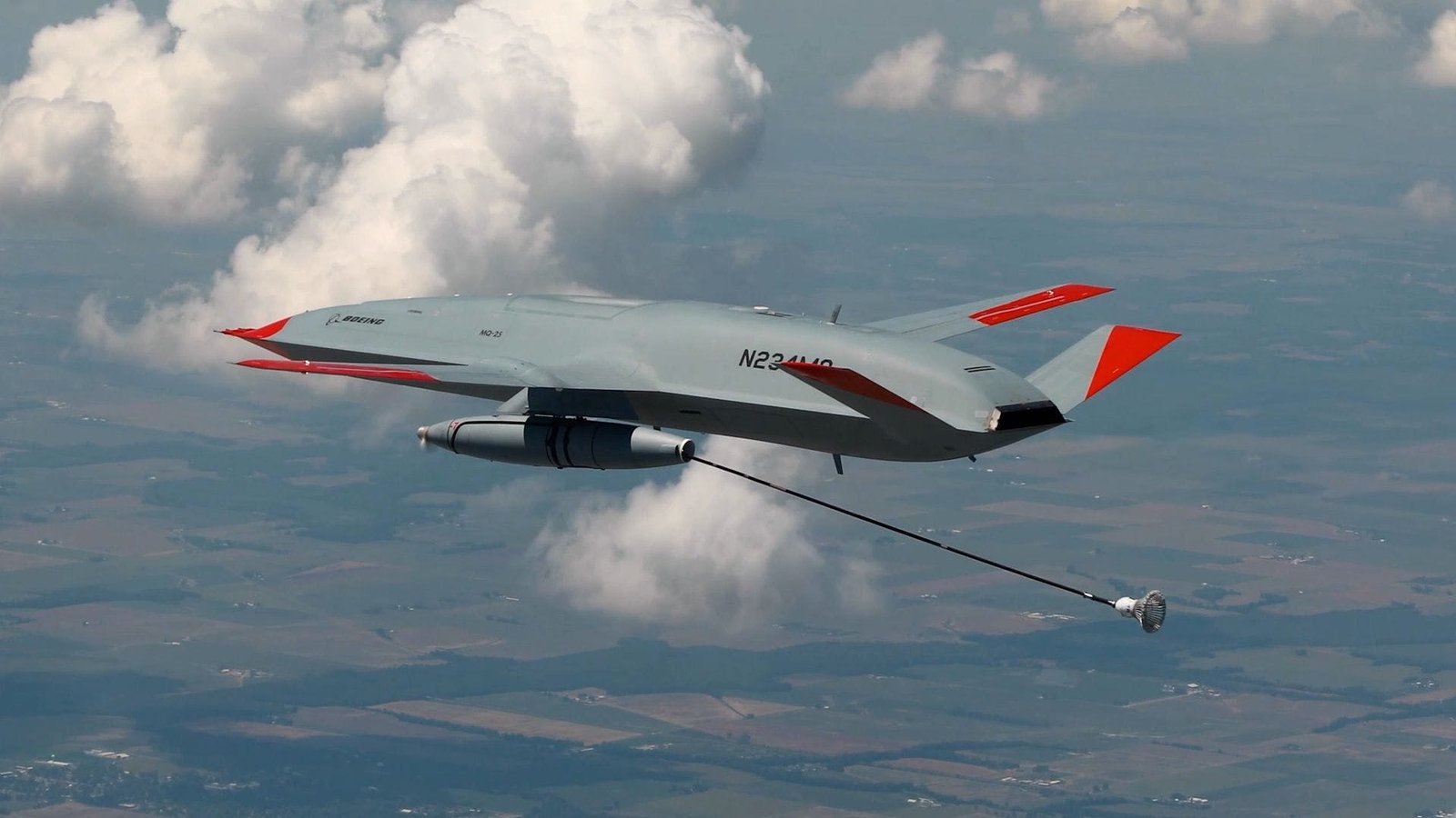 U.S. Navy Awards Boeing $562 Million Contract for First Production MQ-25A Stingray Tanker Drones