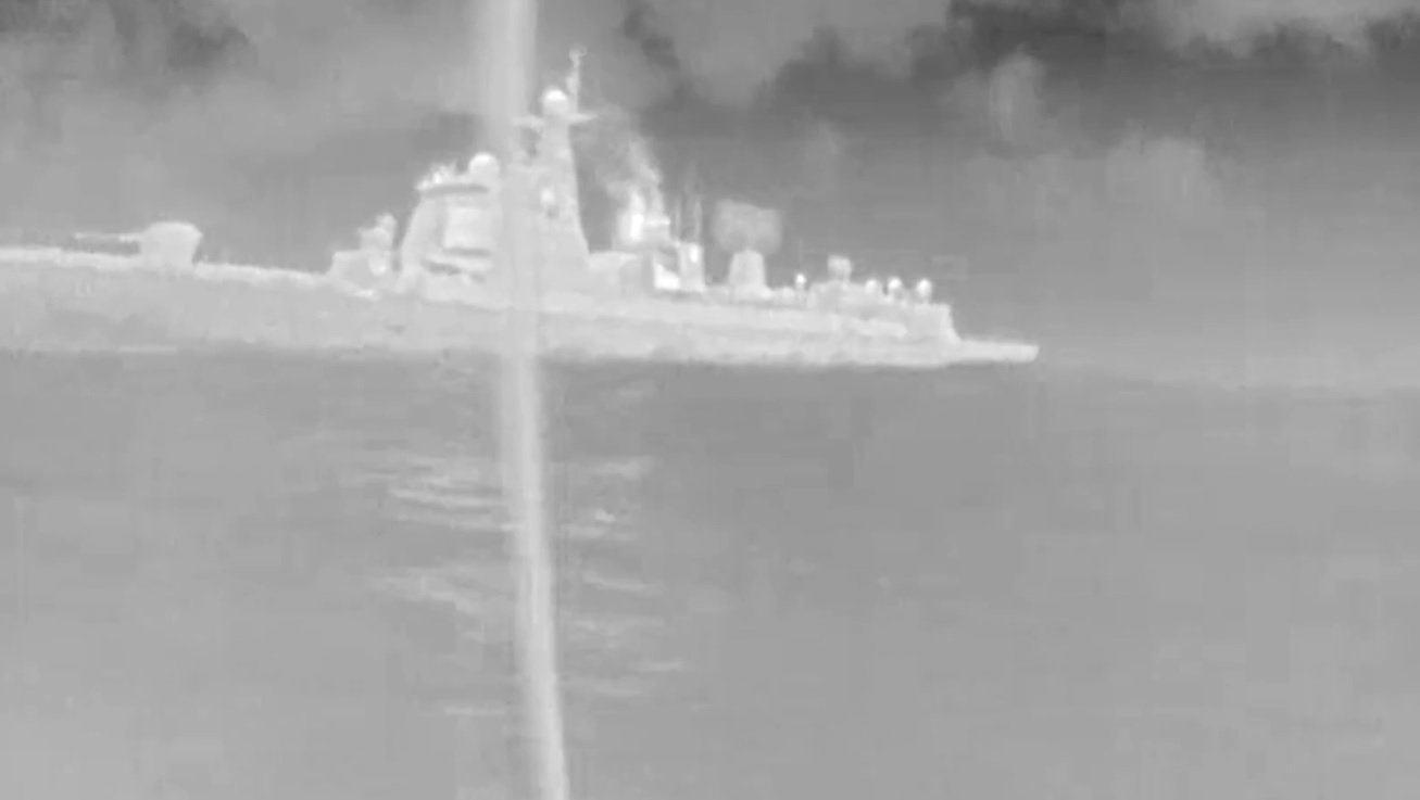 U.S. Startup's Autonomous Sea Drone Records Close-Range Video of Chinese Destroyer in Philippine Waters