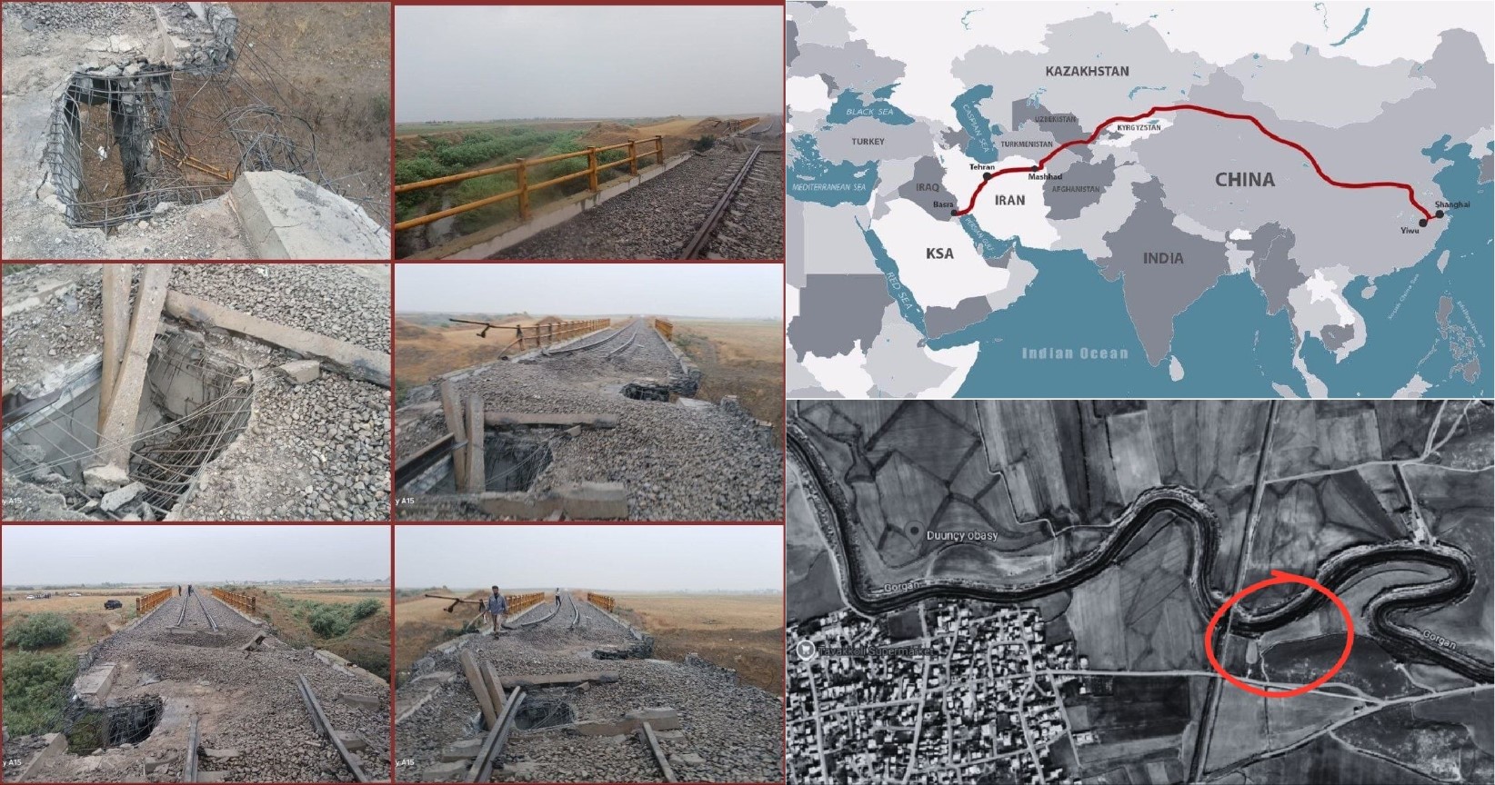 US Cruise Missile Strike Hits Strategic Rail Bridge in Northern Iran Used for Trade With China and Russia