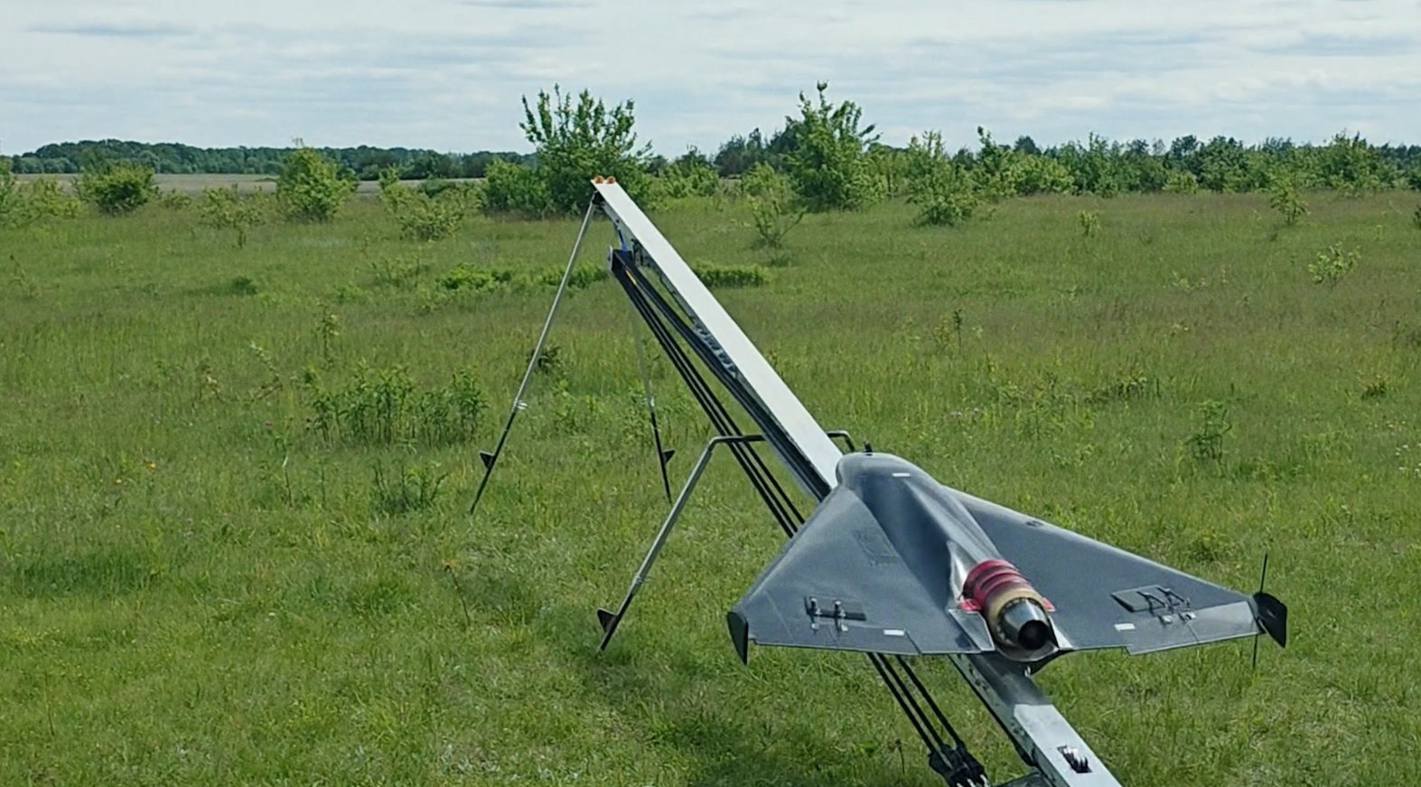 Ukraine Begins Combat Testing of 600 Km/h Jet-Powered Interceptor Drones