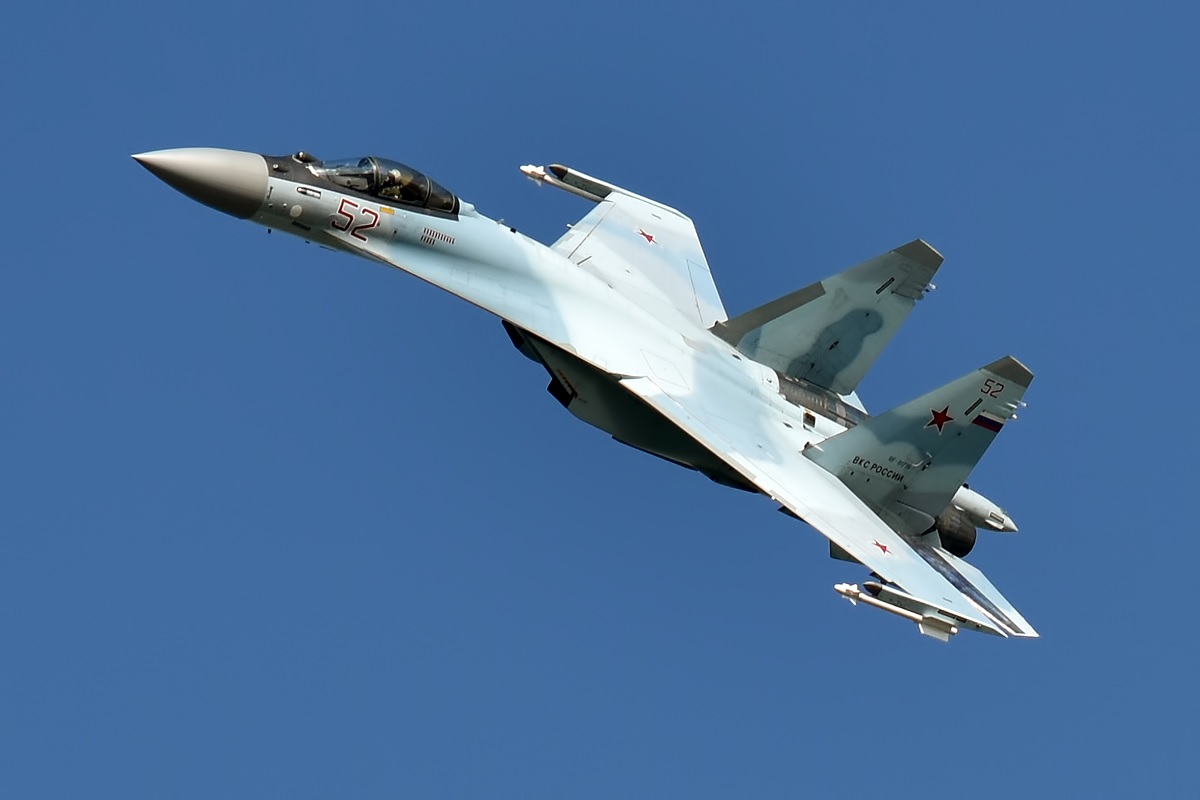 Ukraine Claims It Shot Down Russian Su-35 Fighter Jet on July 8 in Eastern Sector