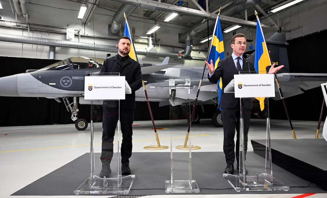 Ukraine Signs $2.54 Billion Deal with Saab for 16 Gripen E Fighter Jets