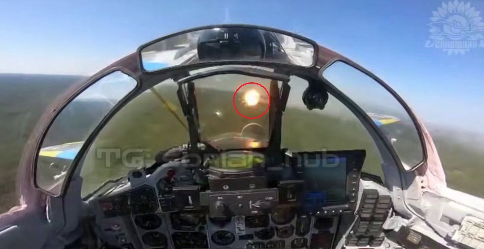 Ukrainian MiG-29MU1 Intercepts Russian S8000 Banderol Cruise Missile Using R-60 Air-to-Air Missile 