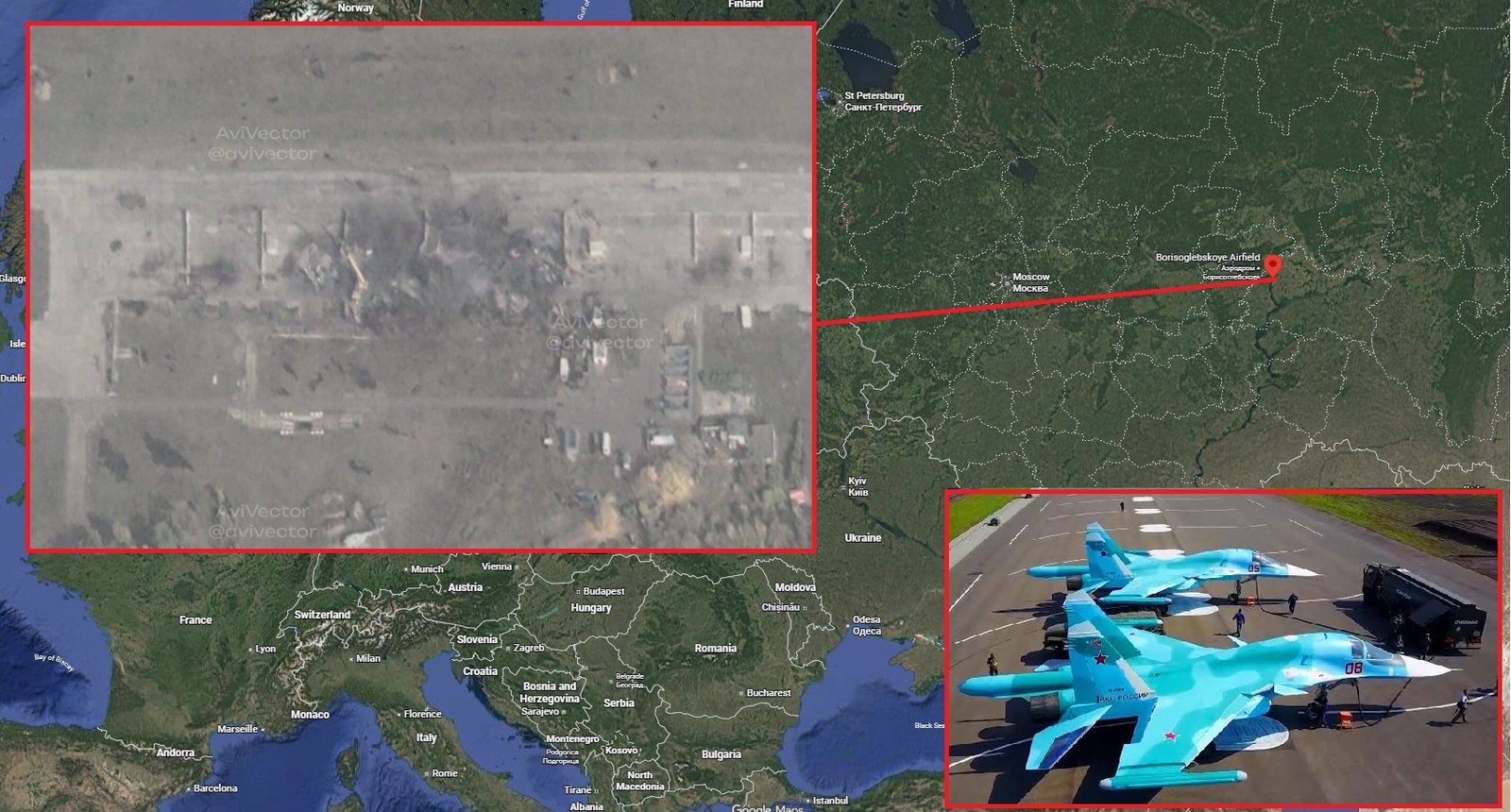 Ukrainian Navy Strikes Russian Air Base with Neptune Missiles, Destroying Multiple Su-34 Bombers