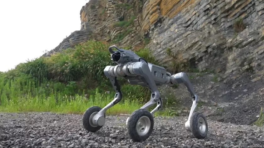 Unitree Unveils Super Athlete AS2-W Hybrid Wheeled-Legged Robot for Rugged Terrain Operations