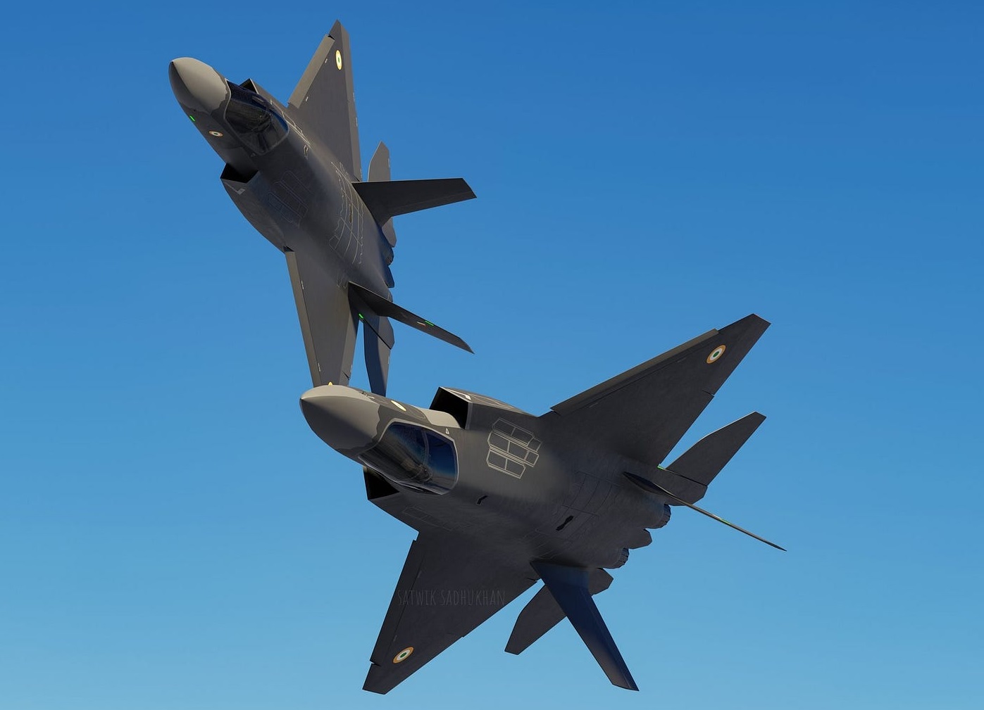 India's AMCA Stealth Fighter: Exploring the Potential for a Two-Seat Variant to Control Combat Drones