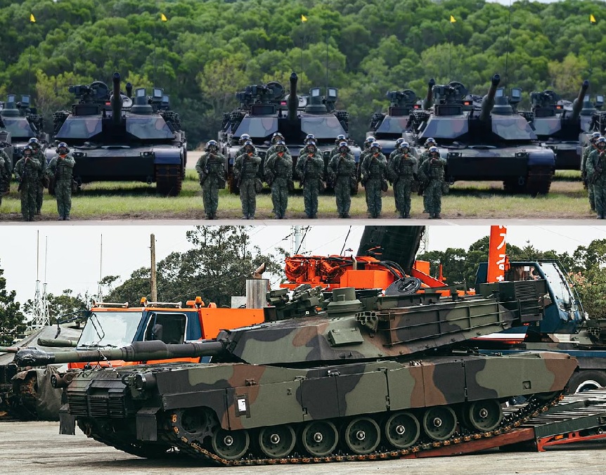 Taiwan Commissions First U.S Made M1A2T Abrams Tank to Replace Aging Armor Fleet, Against China Type 99A Tank