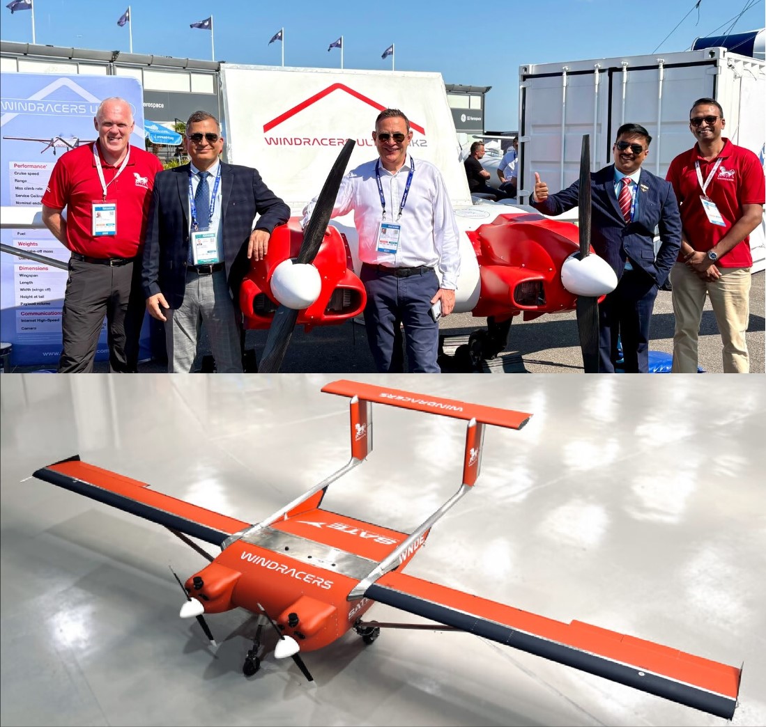 Bharat Forge Eyes Partnership with Windracers to Offer ULTRA MK2 COD UAV to Indian Navy