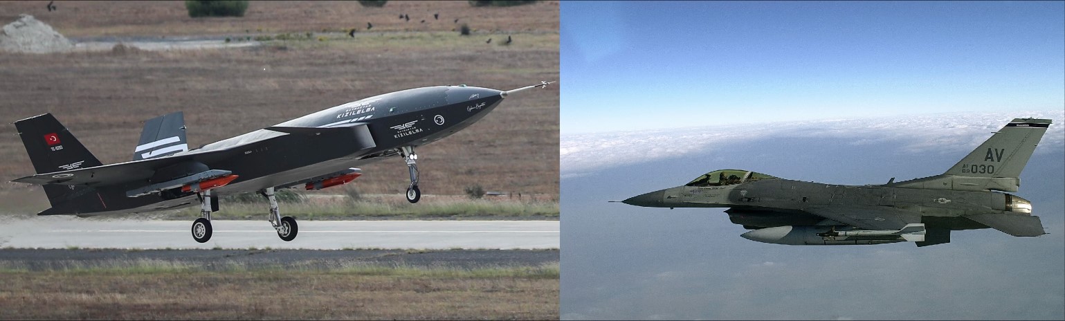 Turkey’s Stealth UCAV Kızılelma Locks Onto F-16 and Scores Simulated Direct Hit Using Own Radar and Missile System