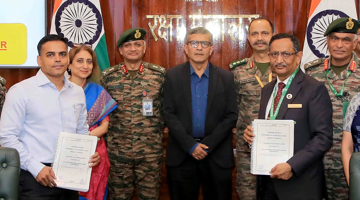Defence Ministry Signs ₹2,000 Crore Deal with BEL to Suppy Fire Control Radars For Army