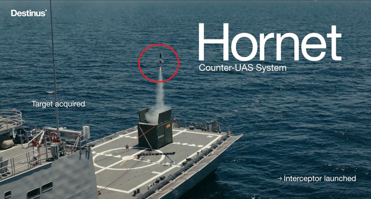 Spanish Navy Tests Containerised Hornet Block 1 Interceptor from F-81 Santa Mar&iacute;a Frigate