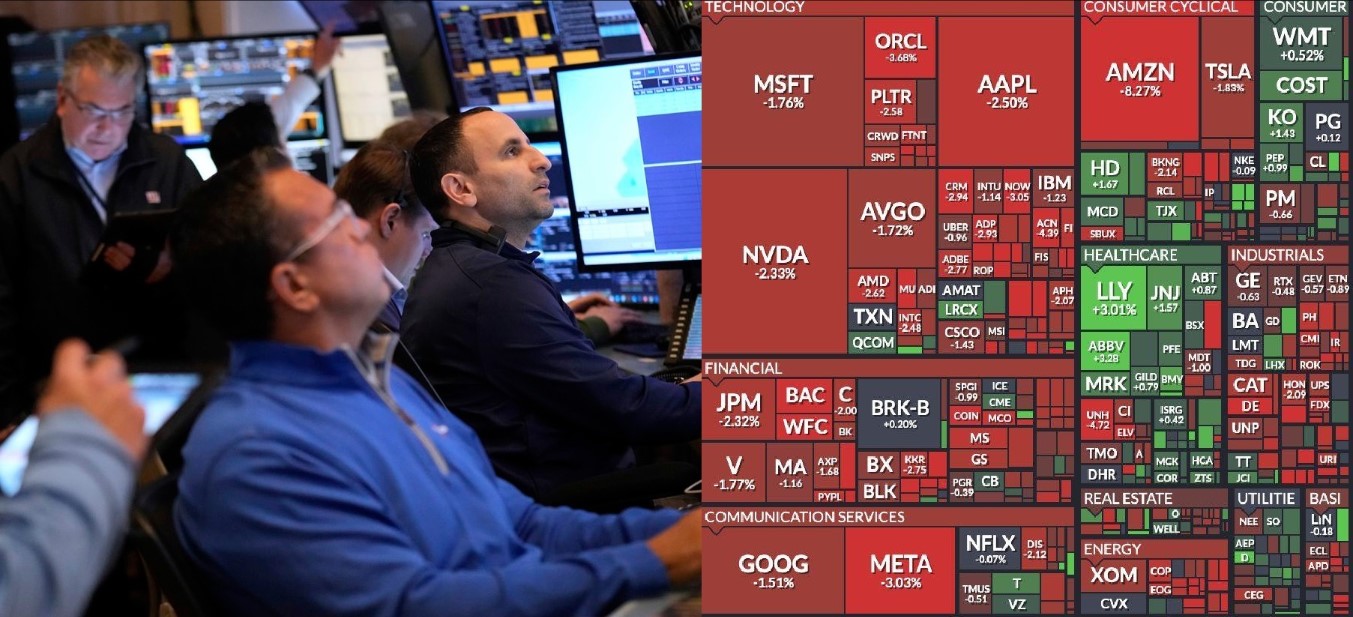 U.S. Stock Market Wipes Out Over $1 Trillion in Single Day Amid India Tariffs, Amazon Slump, and Weak Jobs Data