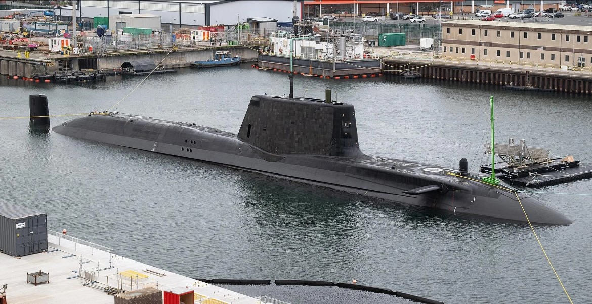 Royal Navy’s HMS Agamemnon Astute-Class Nuclear Powered Attack Submarine Successfully Completes Trim Dive