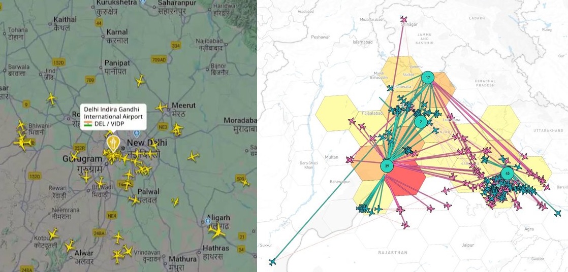 Unusual GPS Spoofing Surge Disrupts Flights Over Delhi and India–Pakistan Border