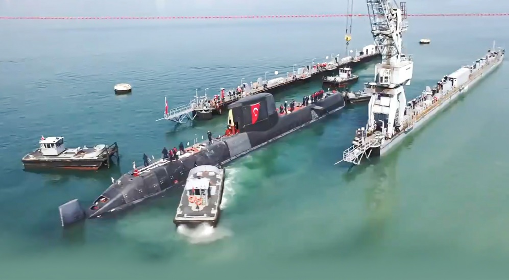 Turkey Launches Third Reis-Class Submarine at Gölcük Shipyard