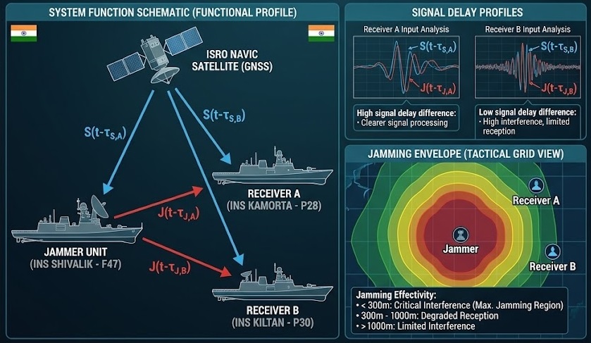 Indian Navy Signs ₹449 Crore Deal for 20 Indigenous ECGNSS Jammers