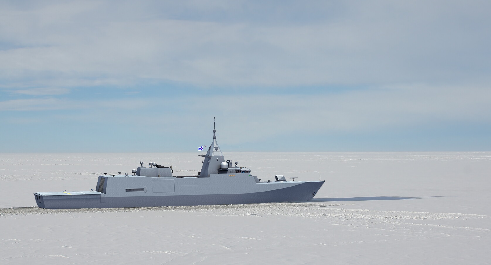 Finnish Navy’s Pohjanmaa-Class Corvettes to Feature Aker Arctic’s Advanced Ice Load Monitoring System