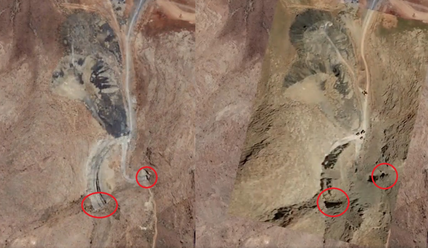 Satellite Images Reveal Iran Recovering Buried Missile Launchers at Khomein Base During Ceasefire