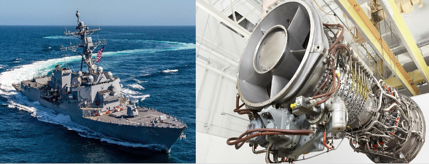 GE Aerospace Secures Contract to Supply LM2500 Engines for Next U.S. Navy Flight III Destroyers