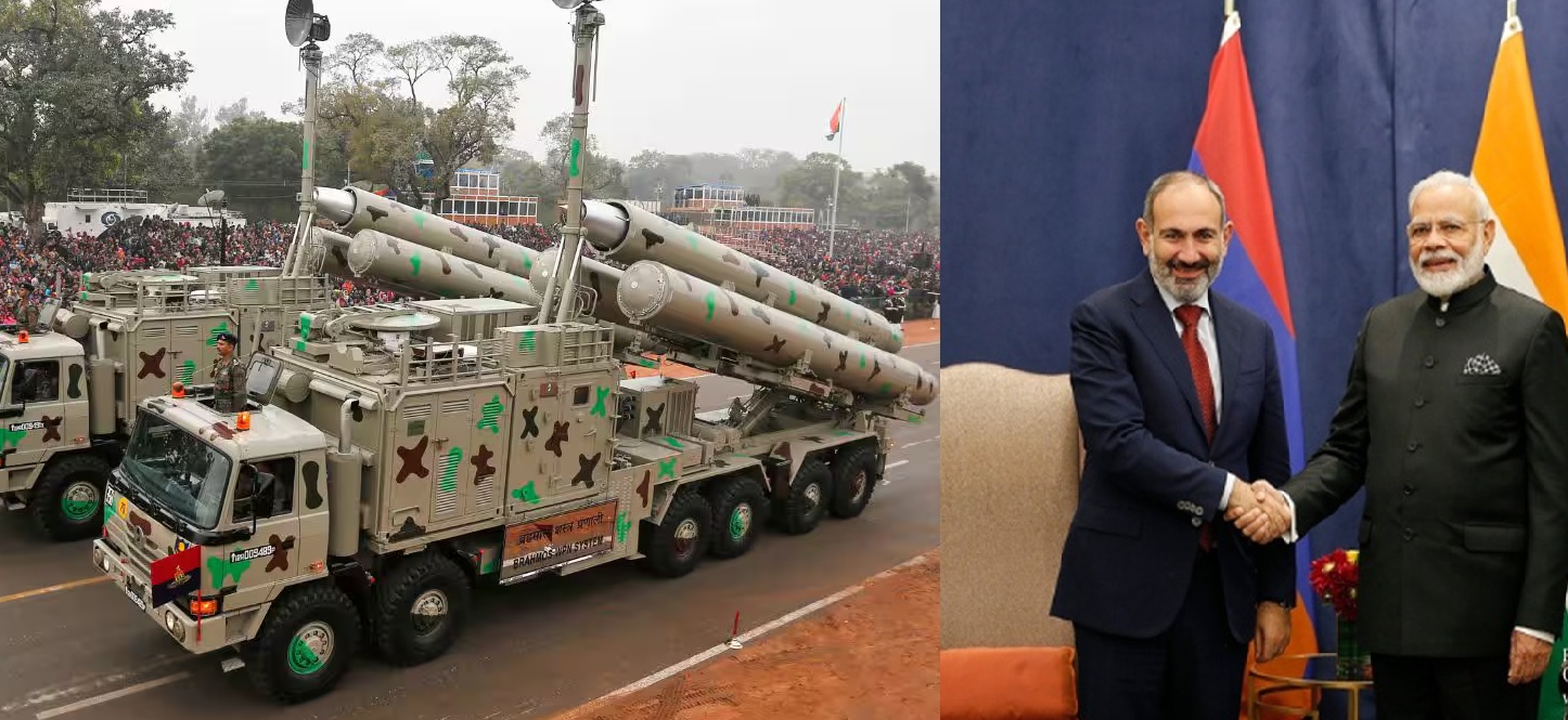 India and Armenia Set to Finalize $4 Billion Defence Deal to Boost Yerevan’s Air and Missile Power