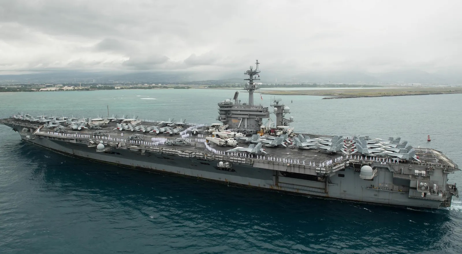 U.S Aircraft Carrier USS Theodore Roosevelt Departs San Diego for Major RIMPAC 2026 Naval Exercise
