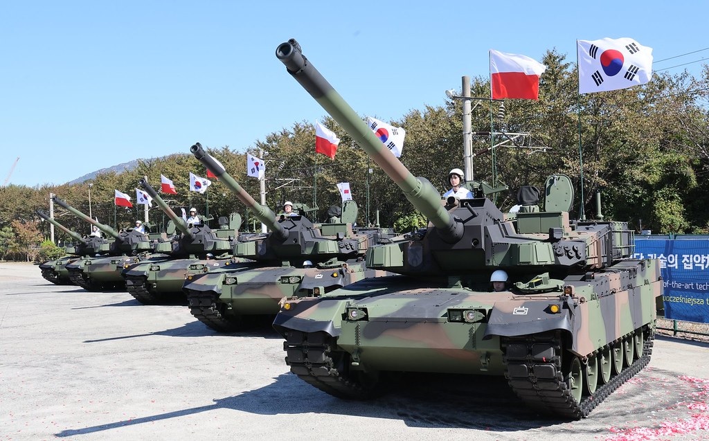 Poland Signs $6.5 Billion Deal with South Korea for 180 K2 Black Panther Tanks and Support Vehicles