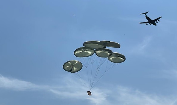 IAF's C-17 Airdrops 22-Tonne Indigenous Platform with Success