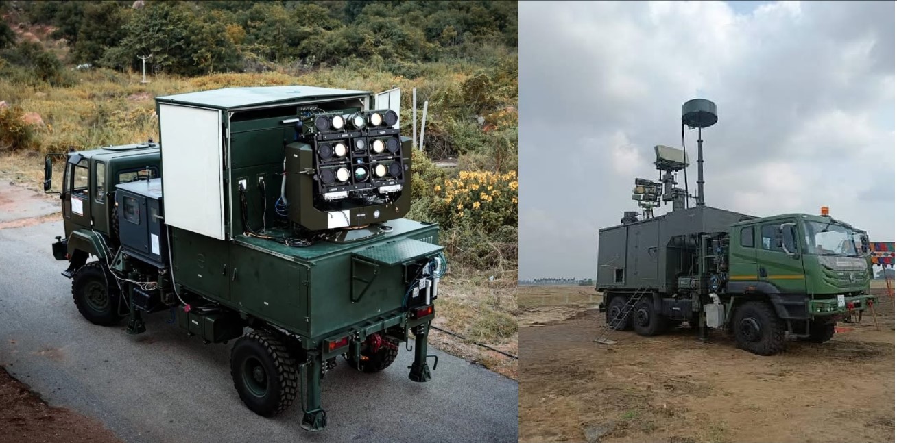 Indian Army and IAF to Place Initial Order of 17 DRDO's 10 KW Anti Drone Laser Wepon