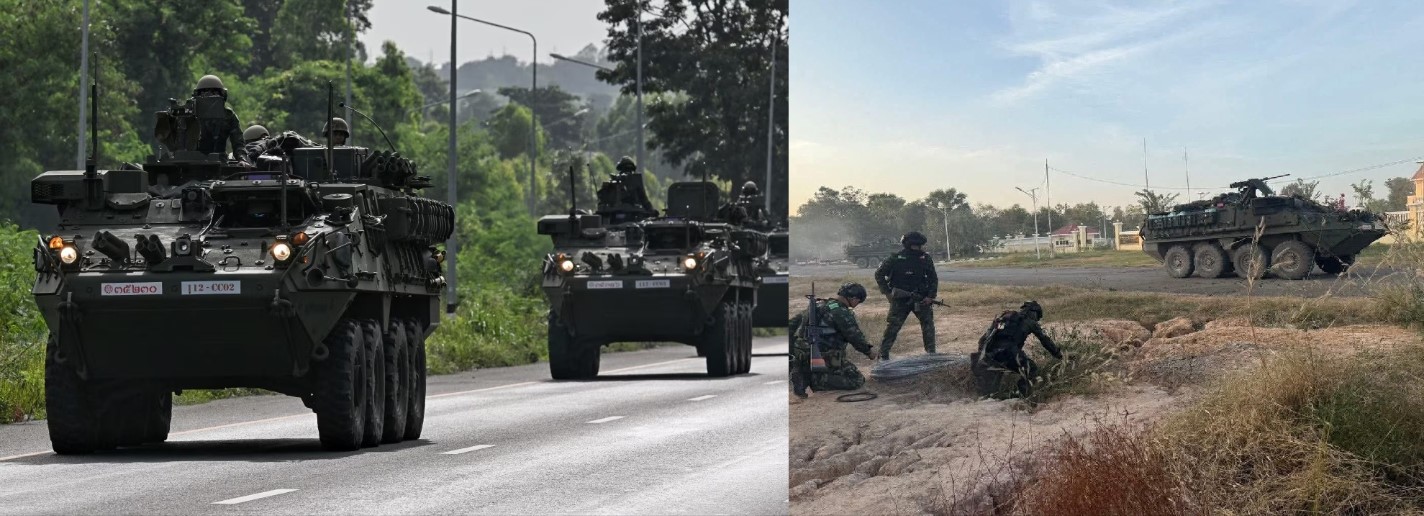 Thailand Deploys U.S.-Made Strykers Into Combat as Border Clashes With Cambodia Intensify