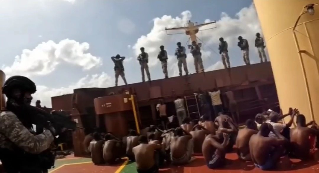 Indian Navy Brings 35 Somali Pirates to Mumbai: Who Hijacked Merchant Vessel MV Ruen