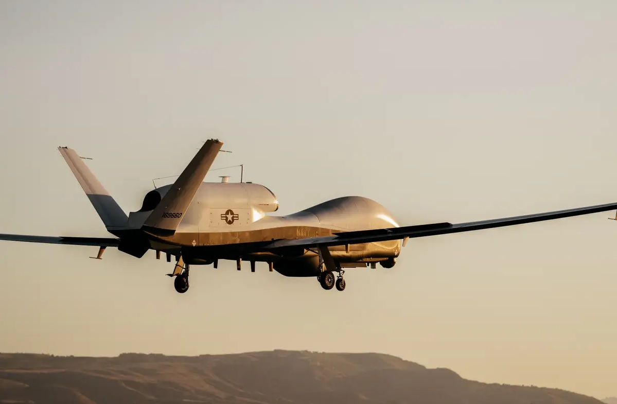 U.S. Navy MQ-4C Triton Damaged Mid-Flight Over Persian Gulf, Lands Safely