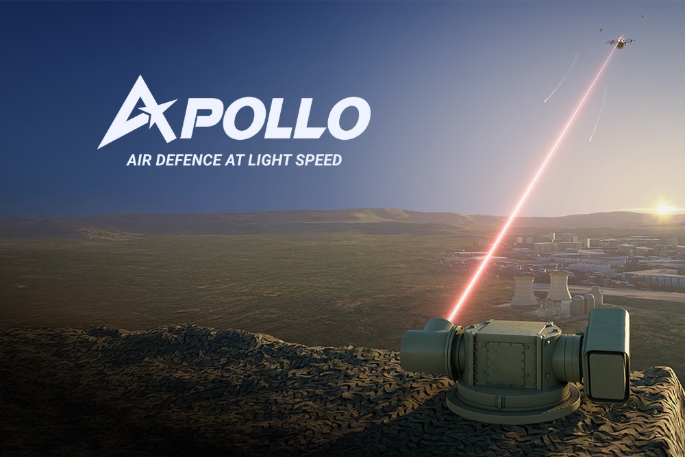 EOS Launches “Apollo” High-Energy Laser Weapon for Next-Gen Counter-Drone Defence