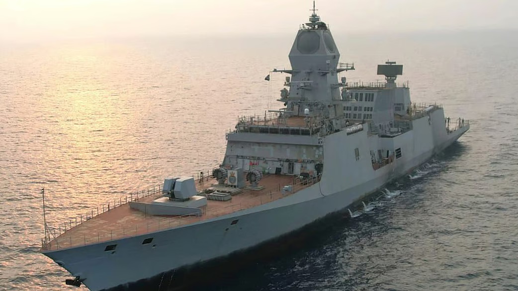 Indian Navy Receives ‘Taragiri’, the Third Nilgiri-Class Stealth Frigate from MDL