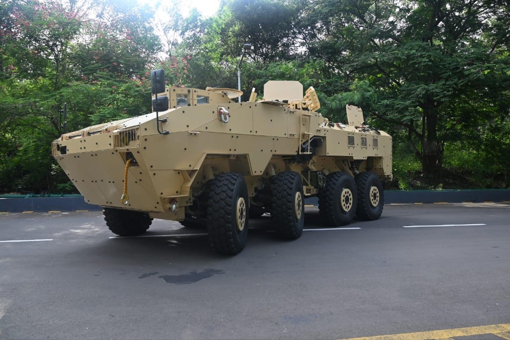 Tata WhAP Armoured Vehicle Undergoing Trials in Morocco