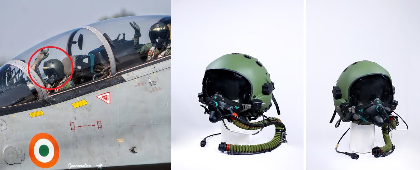 Vega Aviation 'Made-in-India' Pilot Helmet Spotted on MiG-29K