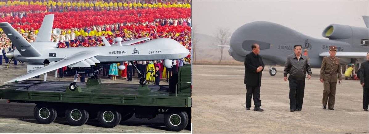 North Korea Unveils Combat-Ready Global Hawk and Reaper-Style Drones at Air Force Anniversary
