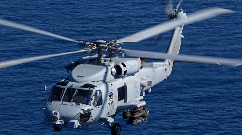 Indian Navy to Commission Newly-Inducted MH-60R Seahawk Helicopter on Wednesday