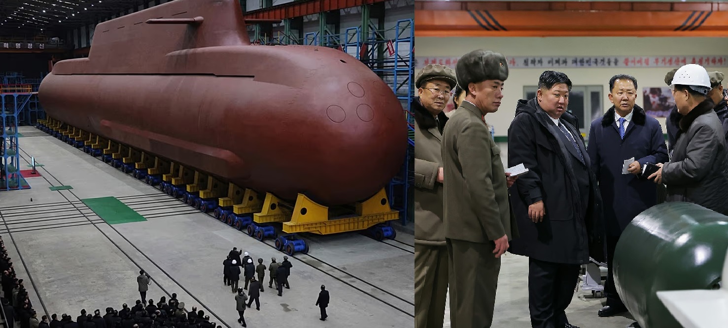 North Korea Unveils 8,700-Ton Nuclear-Powered Submarine As Experts Flag Possible Russian Support