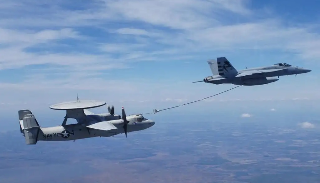 E-2D Advanced Hawkeye successfully completed First Mid-Air Refuelling with French Tankers