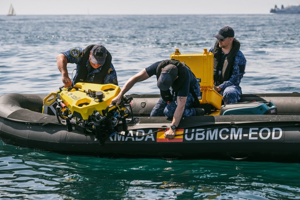 Spanish Navy Tests Exail R7 Underwater Drone for Mine Countermeasures in Balearic Sea