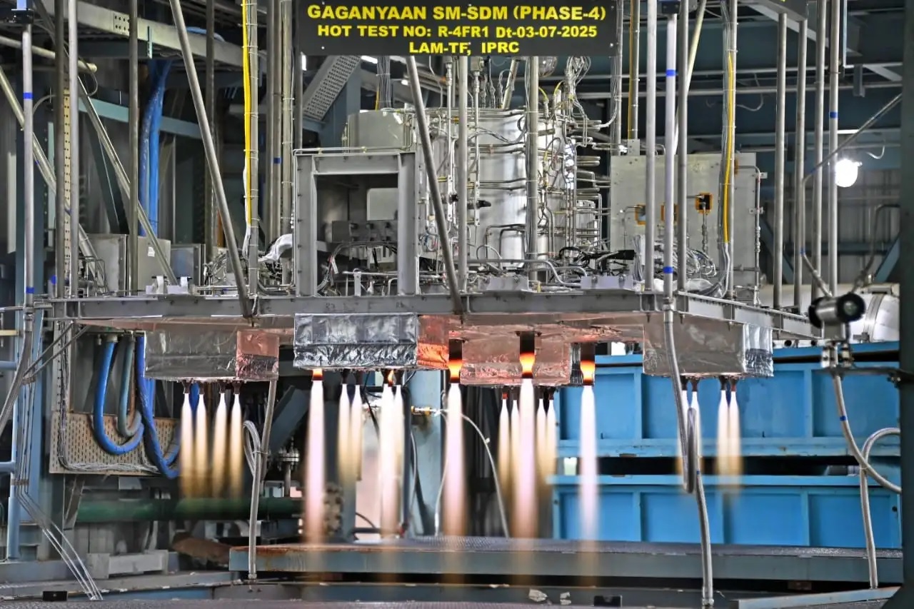 ISRO Conducts Successful Hot Tests of Gaganyaan Propulsion System