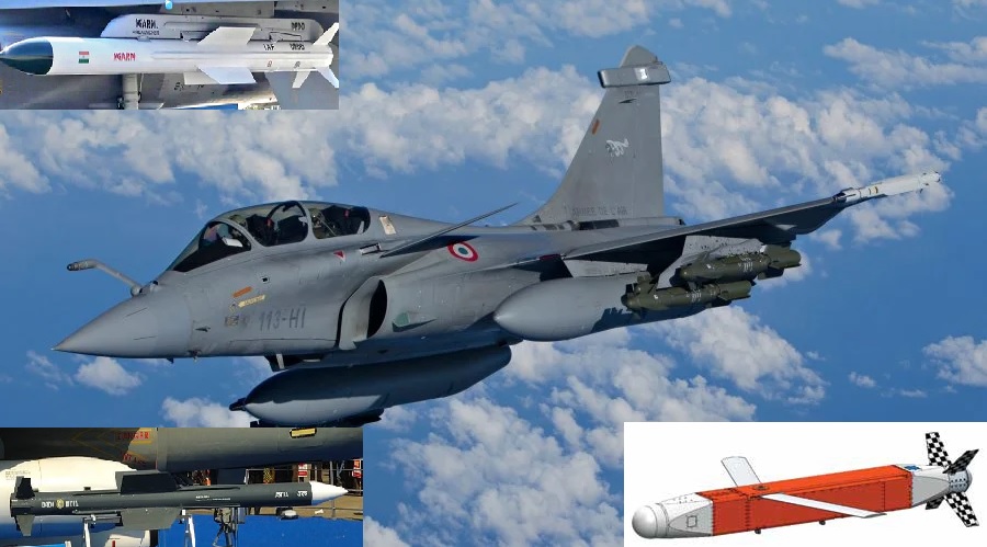 Indian Rafale Jets to Be Armed with DRDO’s Rudram-I, Astra Mk1, and SAAW Weapon
