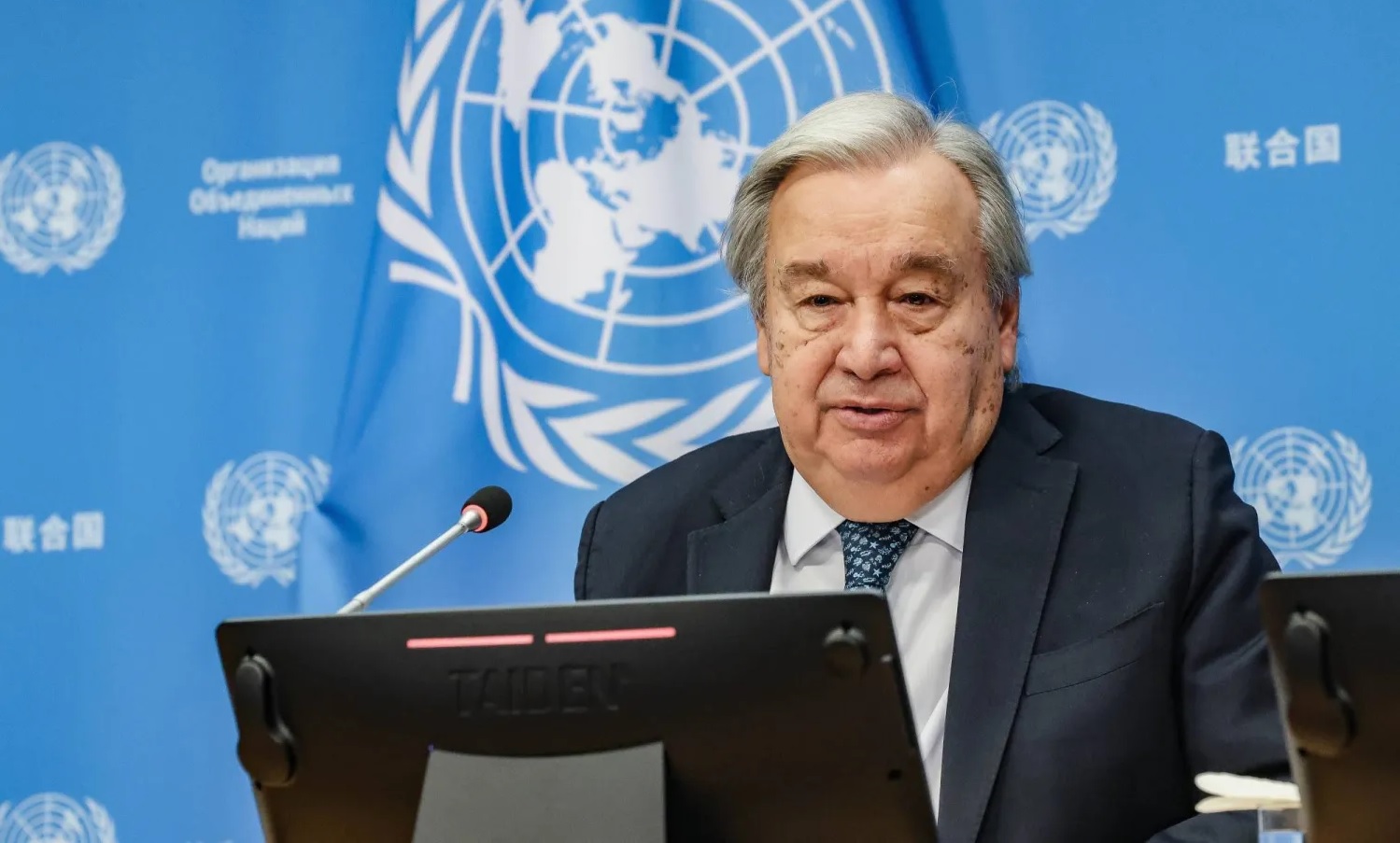 UN Chief Urges World to Resist West Bank Annexation and Act on Climate Change