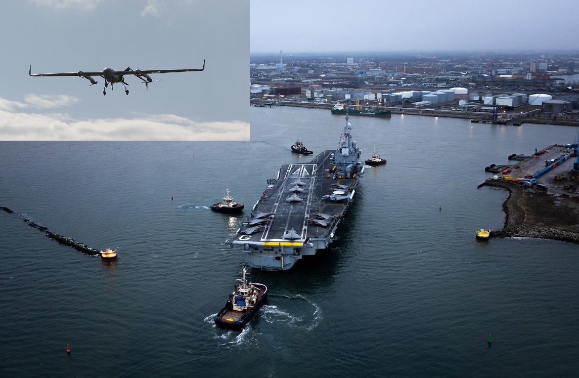 Swedish Forces Jam Russian Drone Near French Aircraft Carrier Charles de Gaulle in Malmo