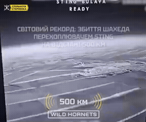 Ukraine Destroys Two Shahed UAVs from 500 km with STING Interceptor Drone in First Remote Interception
