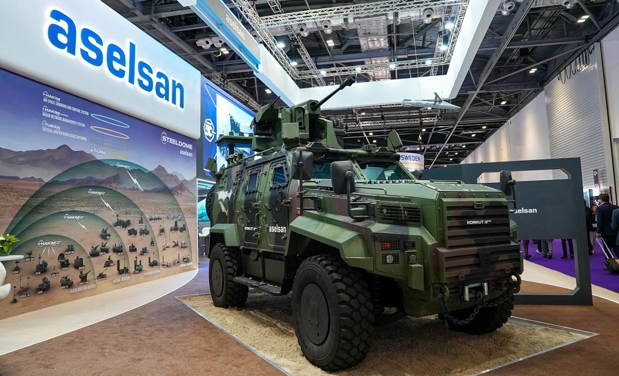 Türkiye’s ASELSAN Unveils KORKUT 100/25 SB Mobile Counter-UAV System at DSEI 2025